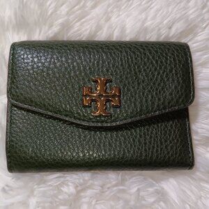 Tory Burch Dark Green Wallet - Excellent Condition!